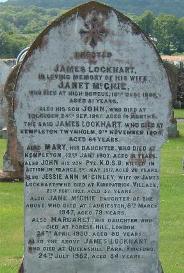 Lockhart family gravestone, Girthon